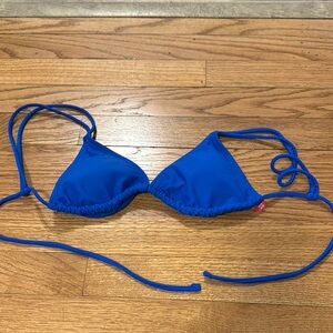 Cobalt blue bikini top only